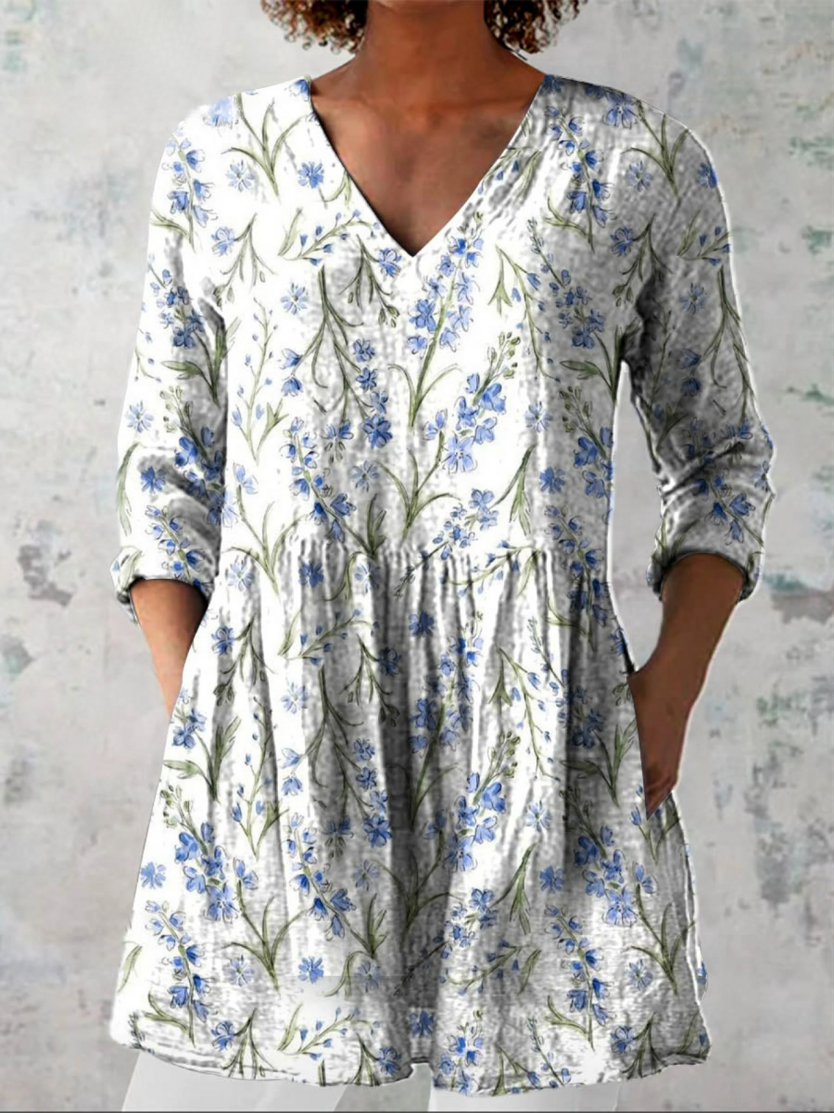 Blusa Amplia con Diseño Impactante
