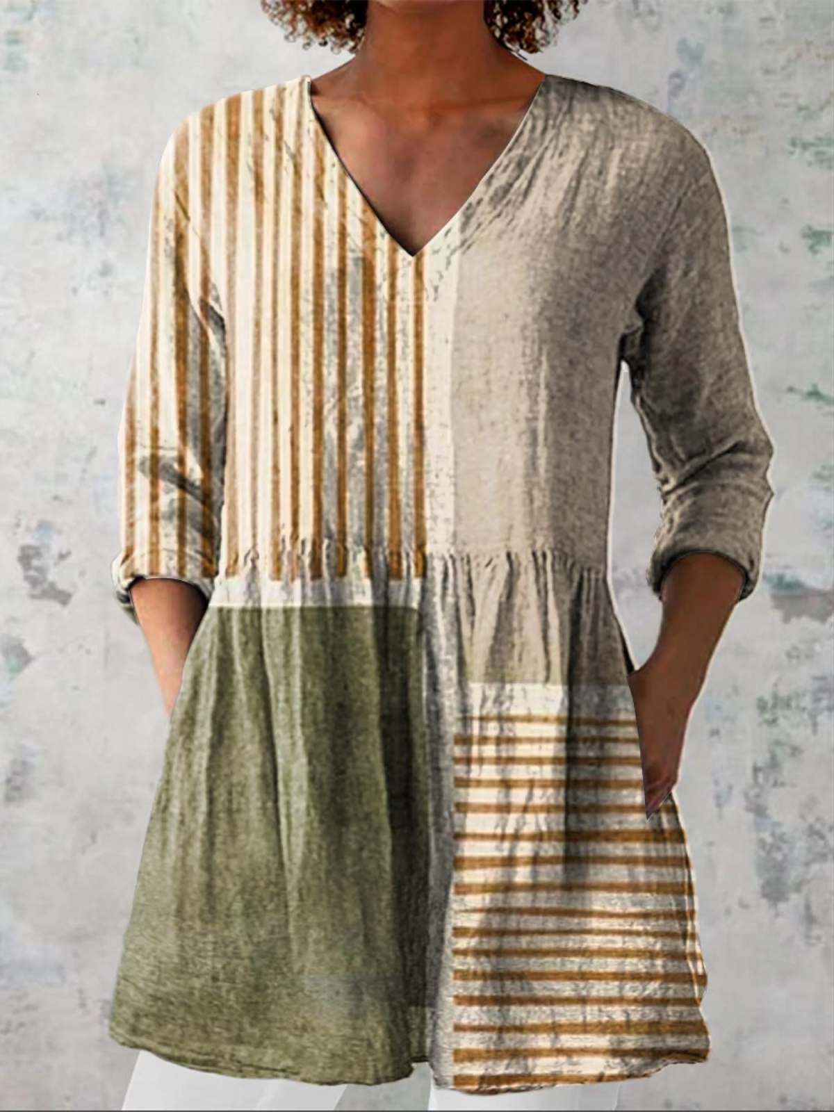 Blusa Oversize con Diseño Vibrante