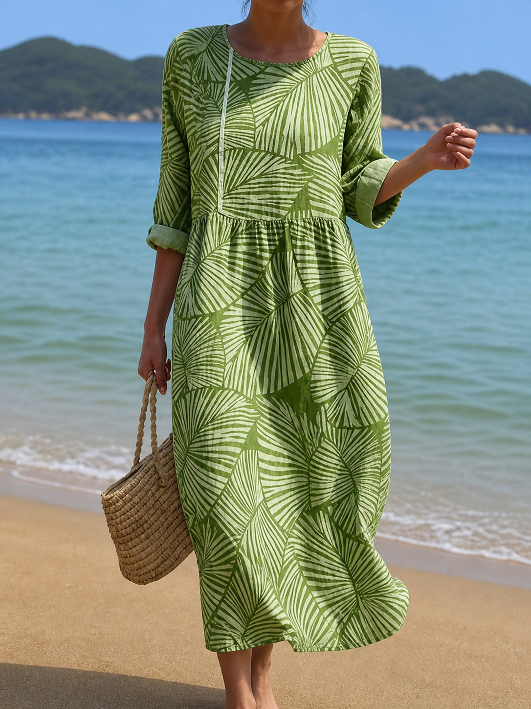 Vestido con Diseño Floral