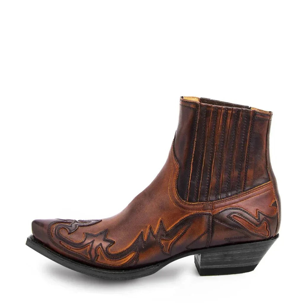 Botas Cowboy de Cuero Punta Afilada
