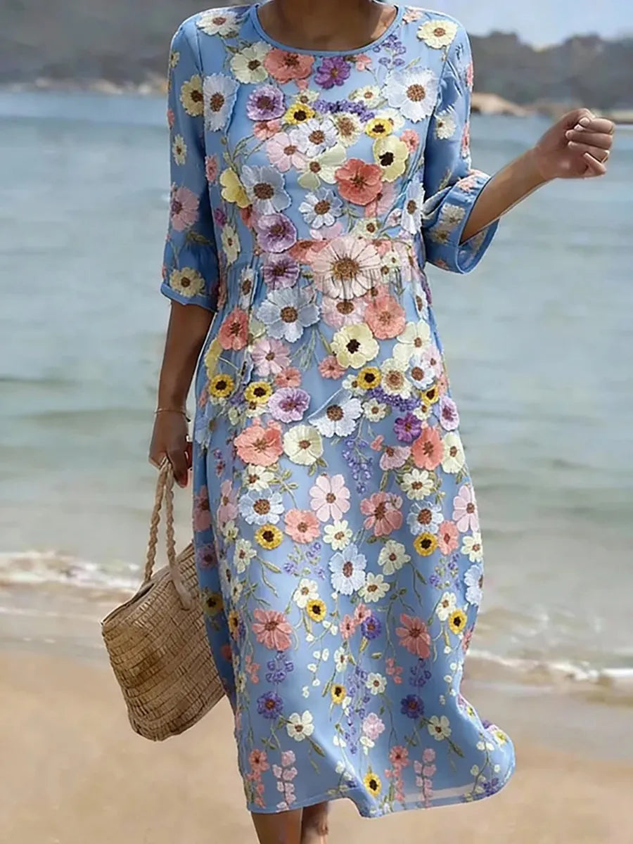 Vestido con Estampado Floral