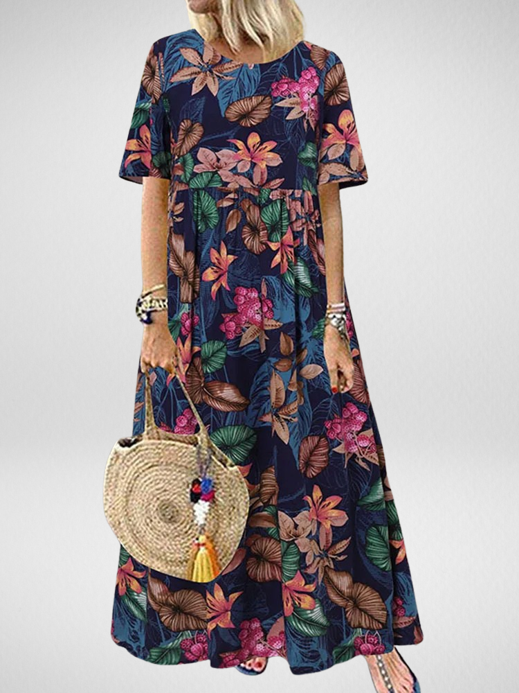 Vestido Maxi Boho Floral