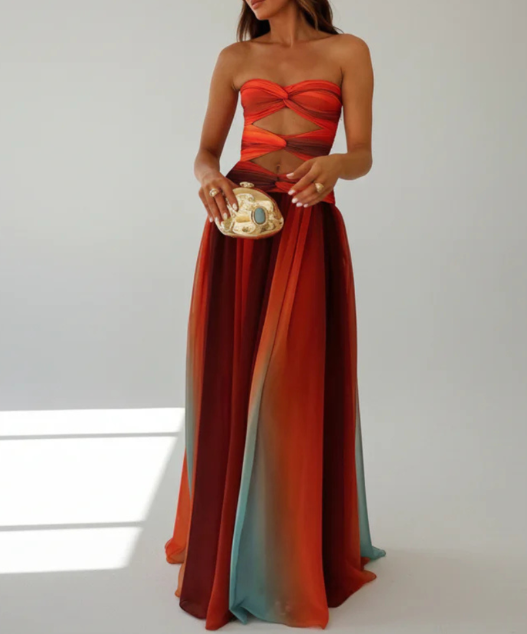 Vestido Maxi Elegante en Lila