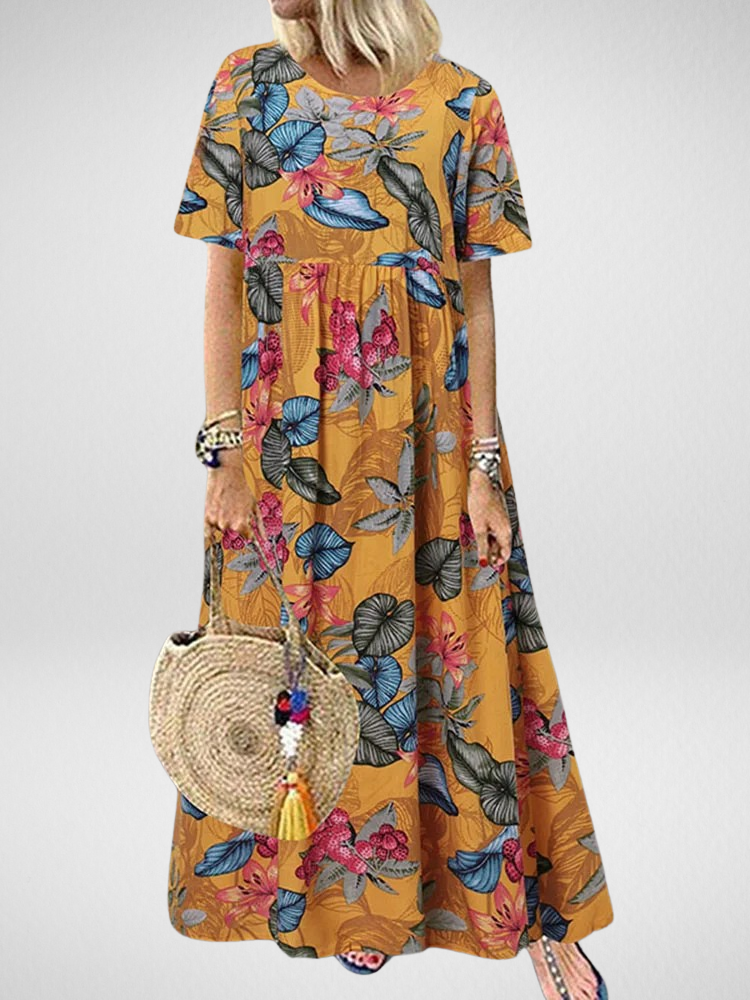 Vestido Maxi Boho Floral