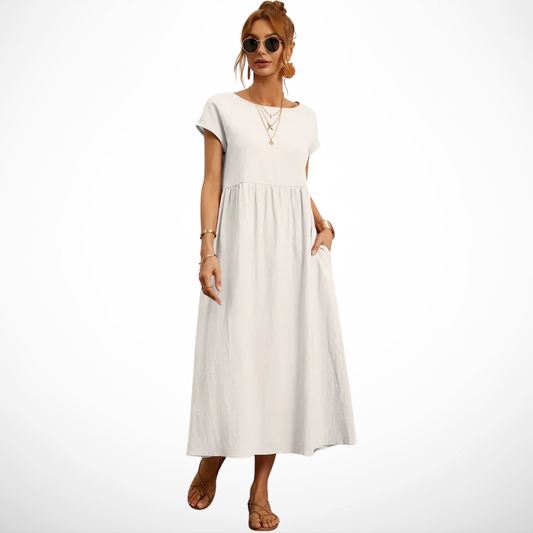 Vestido de Seda 100% Pura