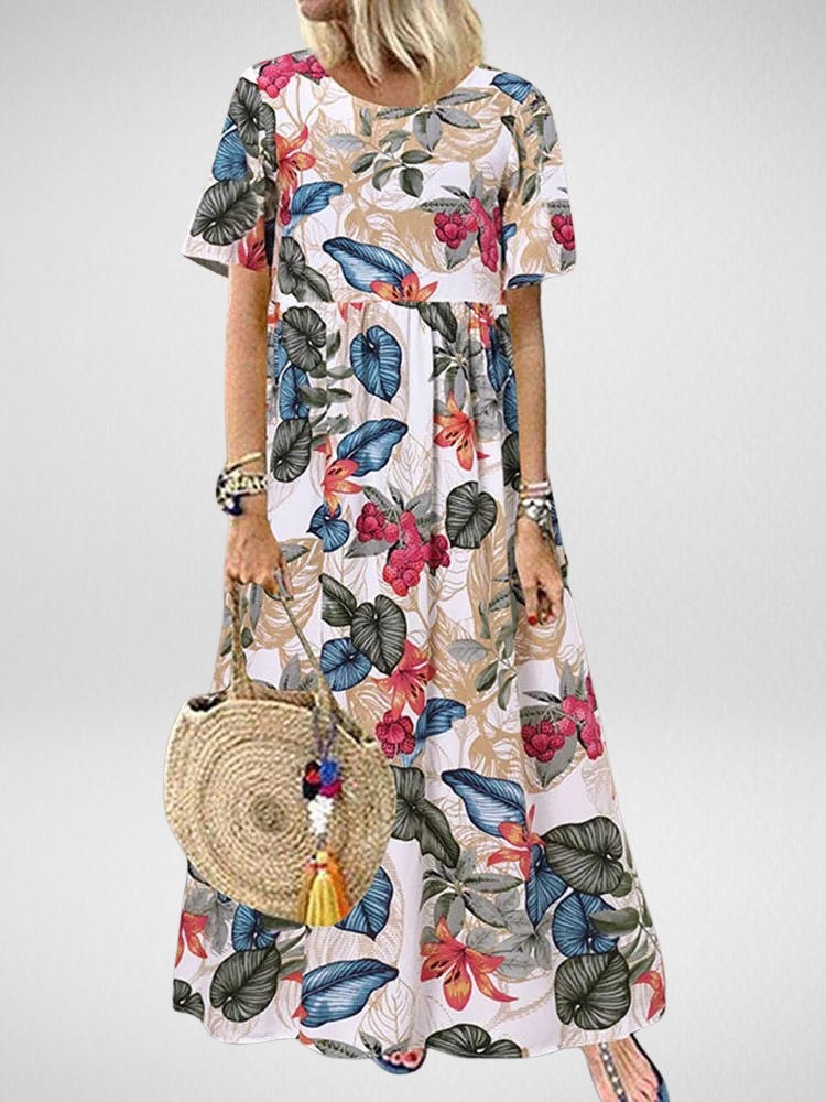 Vestido Maxi Boho Floral