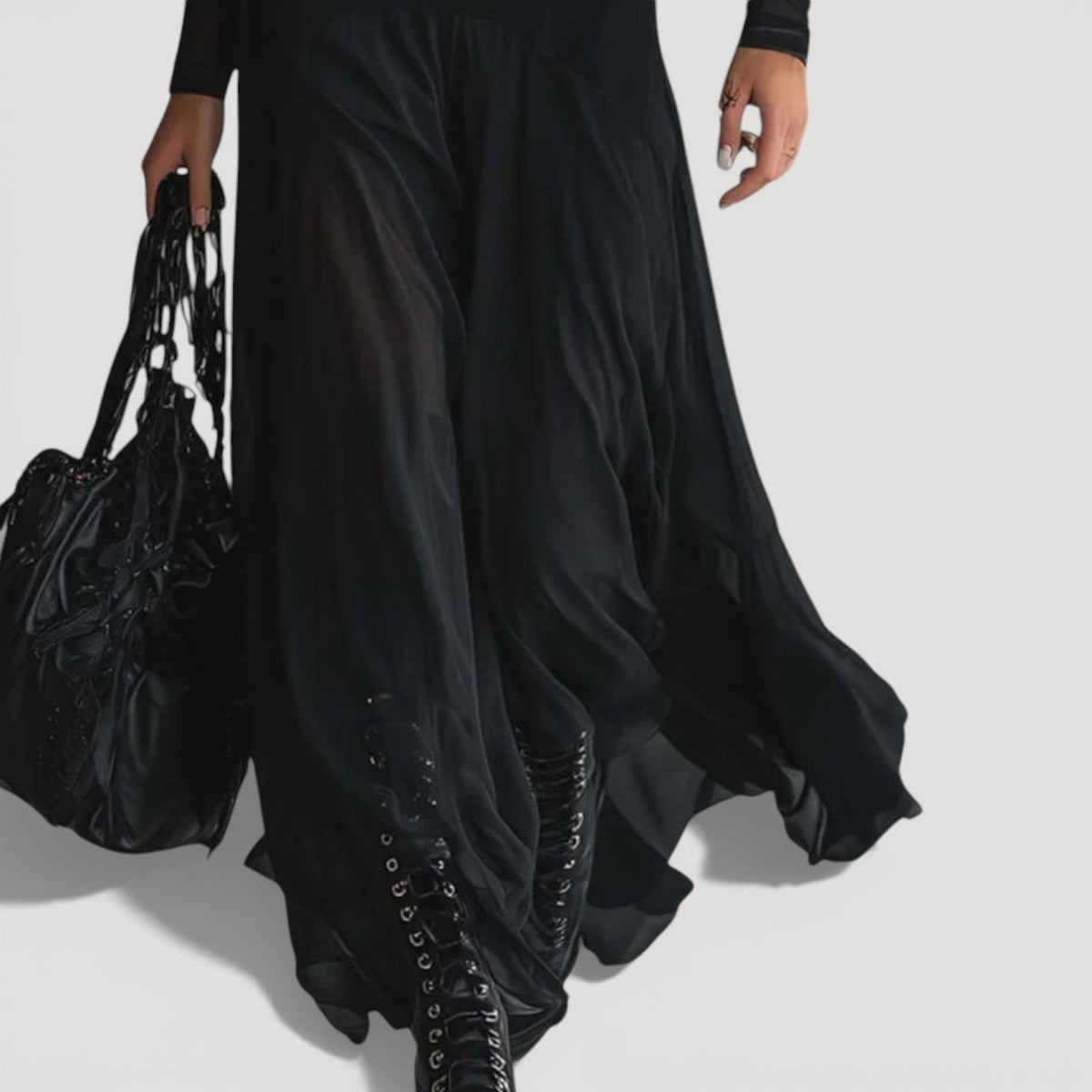 Vestido Negro Místico