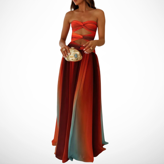 Vestido Maxi Elegante en Lila