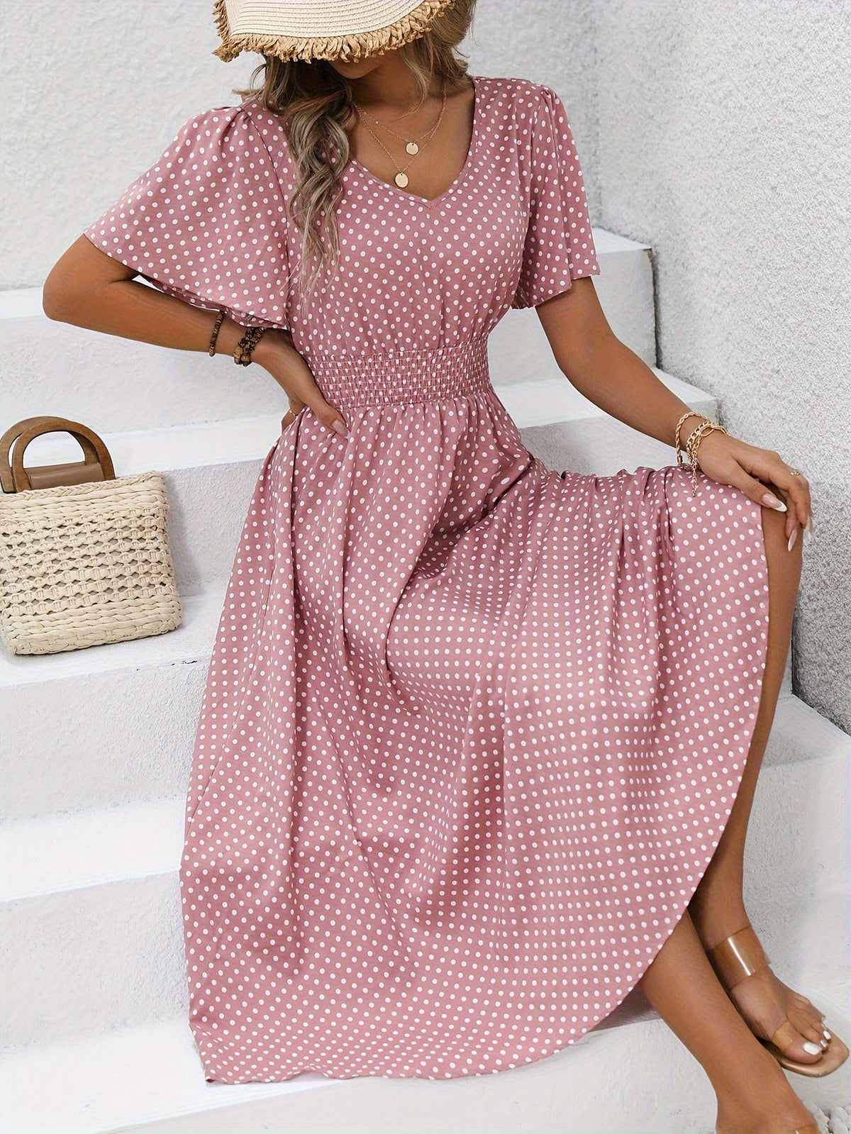 Vestido Chic de Lunares