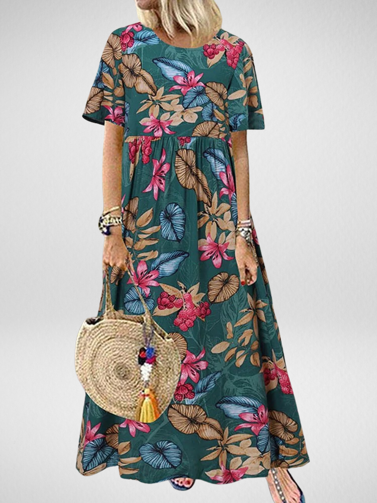 Vestido Maxi Boho Floral