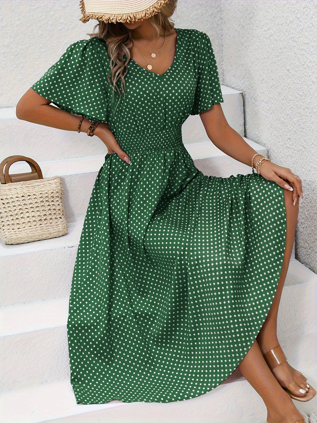 Vestido Chic de Lunares