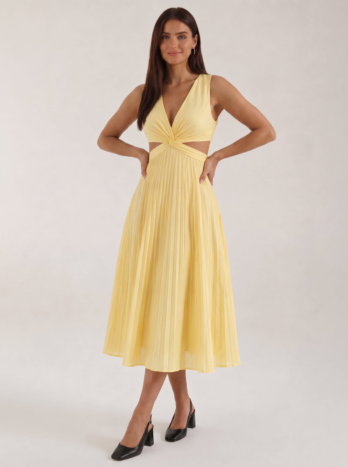 Vestido Maxi Plisado Elegante