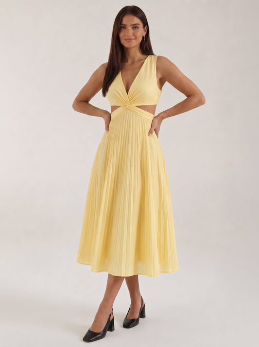 Vestido Maxi Plisado Elegante