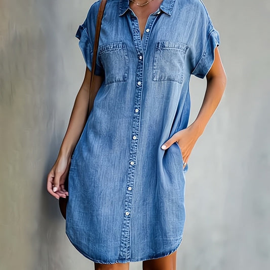 Helena | Vestido denim con botones