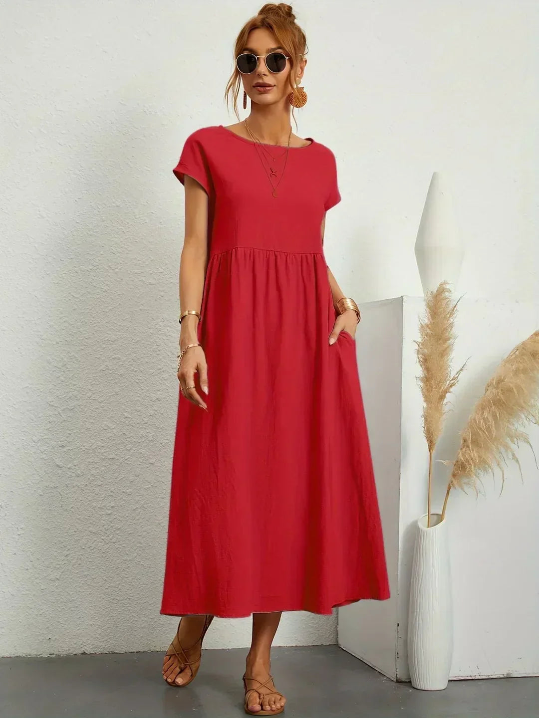Vestido de Seda 100% Pura