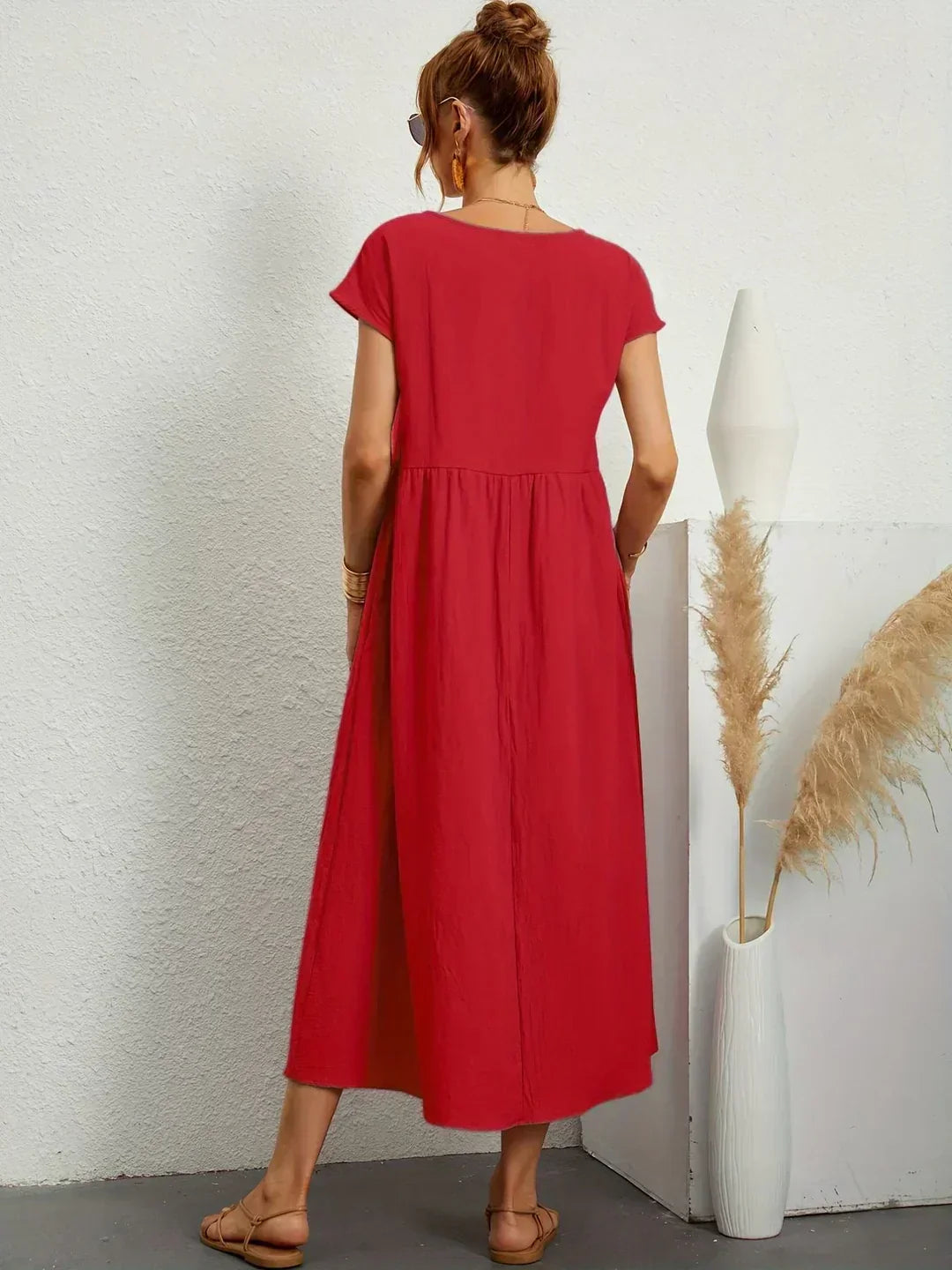 Vestido de Seda 100% Pura