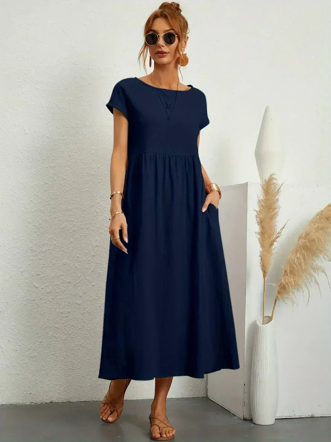 Vestido de Seda 100% Pura