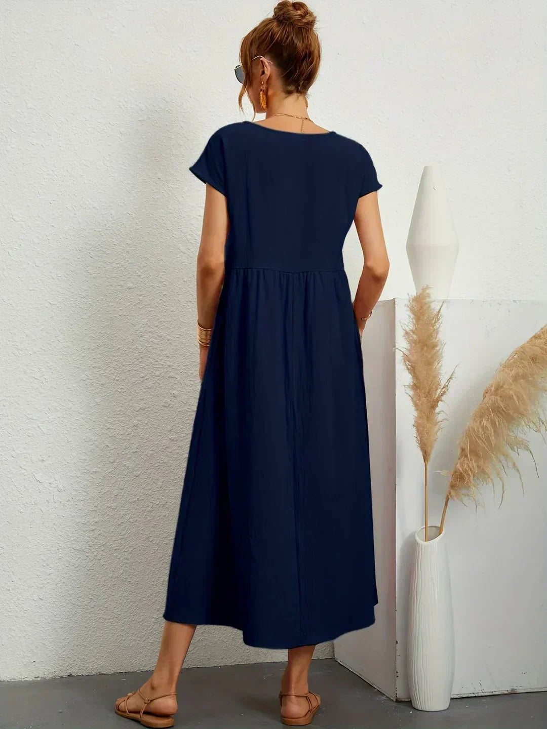 Vestido de Seda 100% Pura