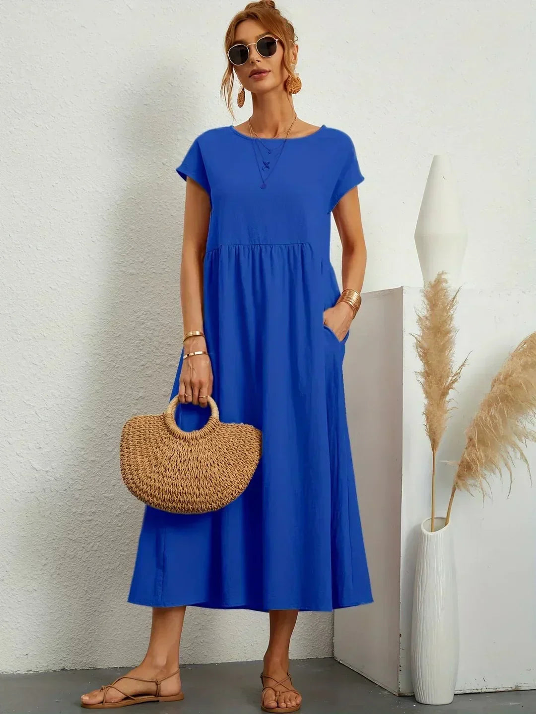 Vestido de Seda 100% Pura