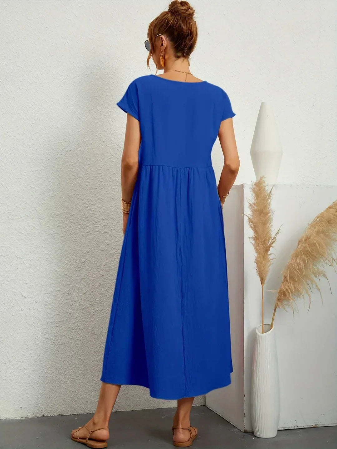 Vestido de Seda 100% Pura