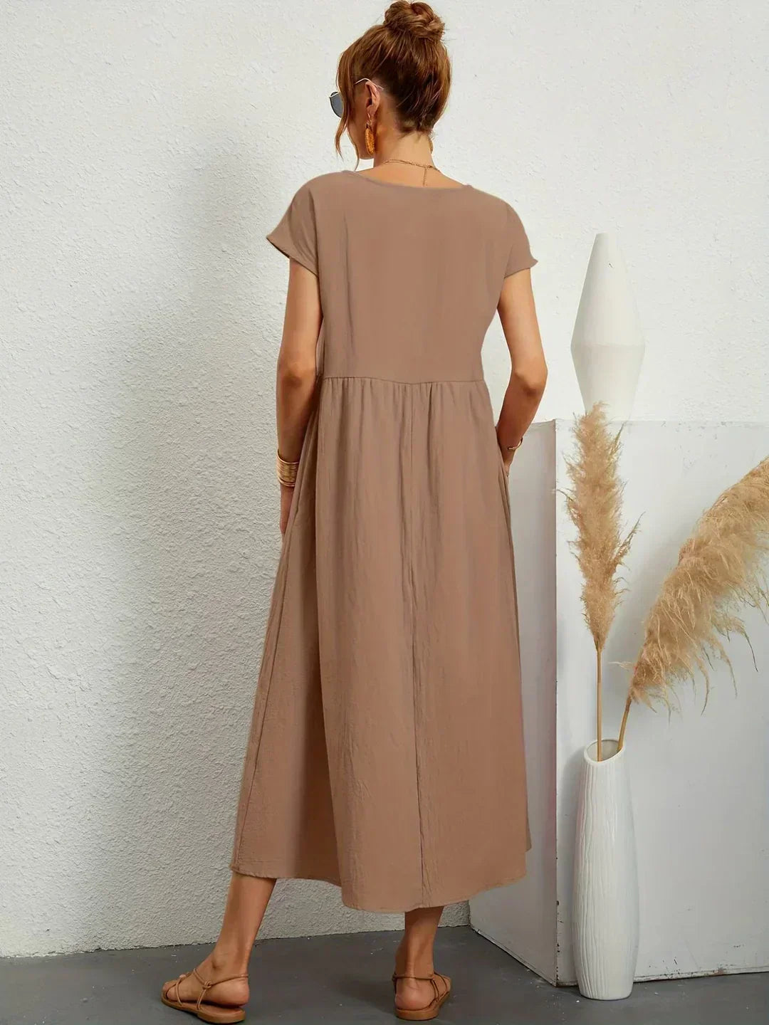 Vestido de Seda 100% Pura