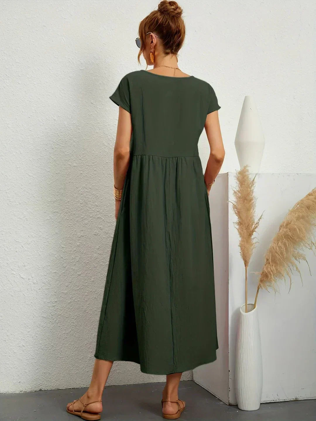 Vestido de Seda 100% Pura