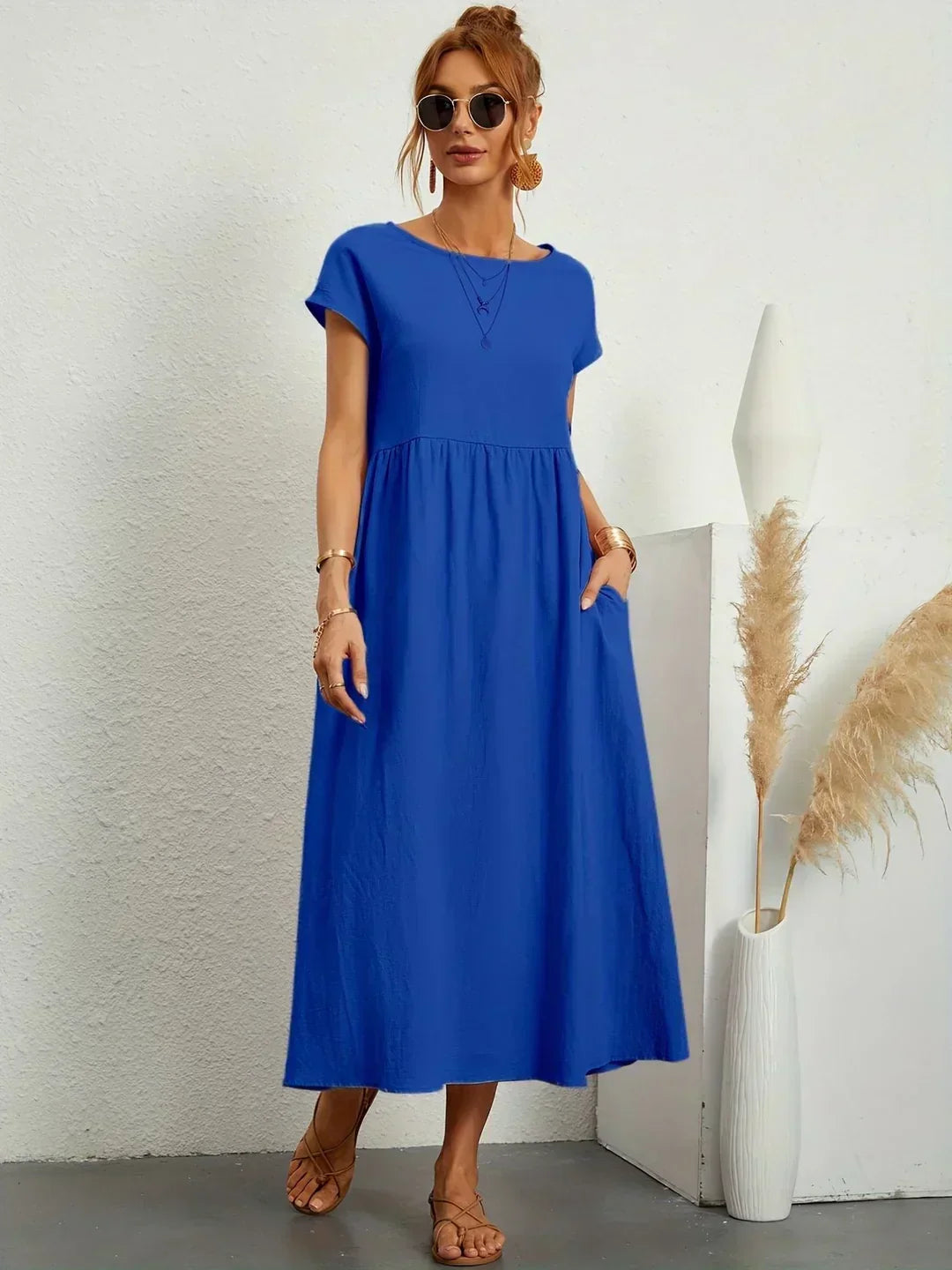 Vestido de Seda 100% Pura