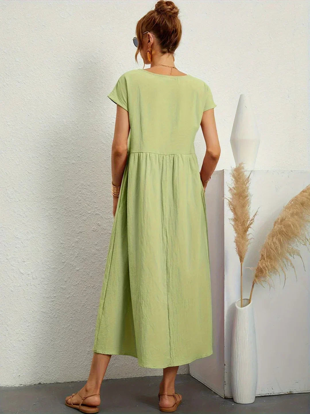 Vestido de Seda 100% Pura