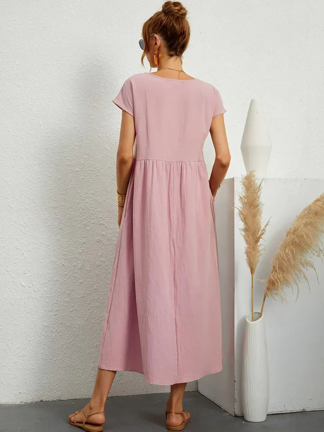 Vestido de Seda 100% Pura