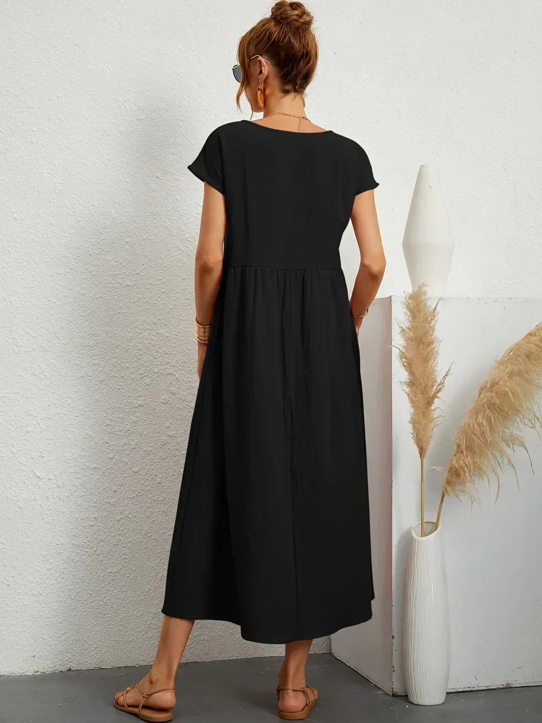 Vestido de Seda 100% Pura