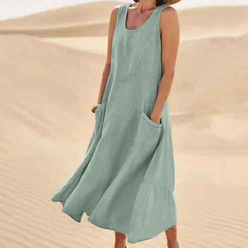 Vestido Maxi Amplio y Transpirable