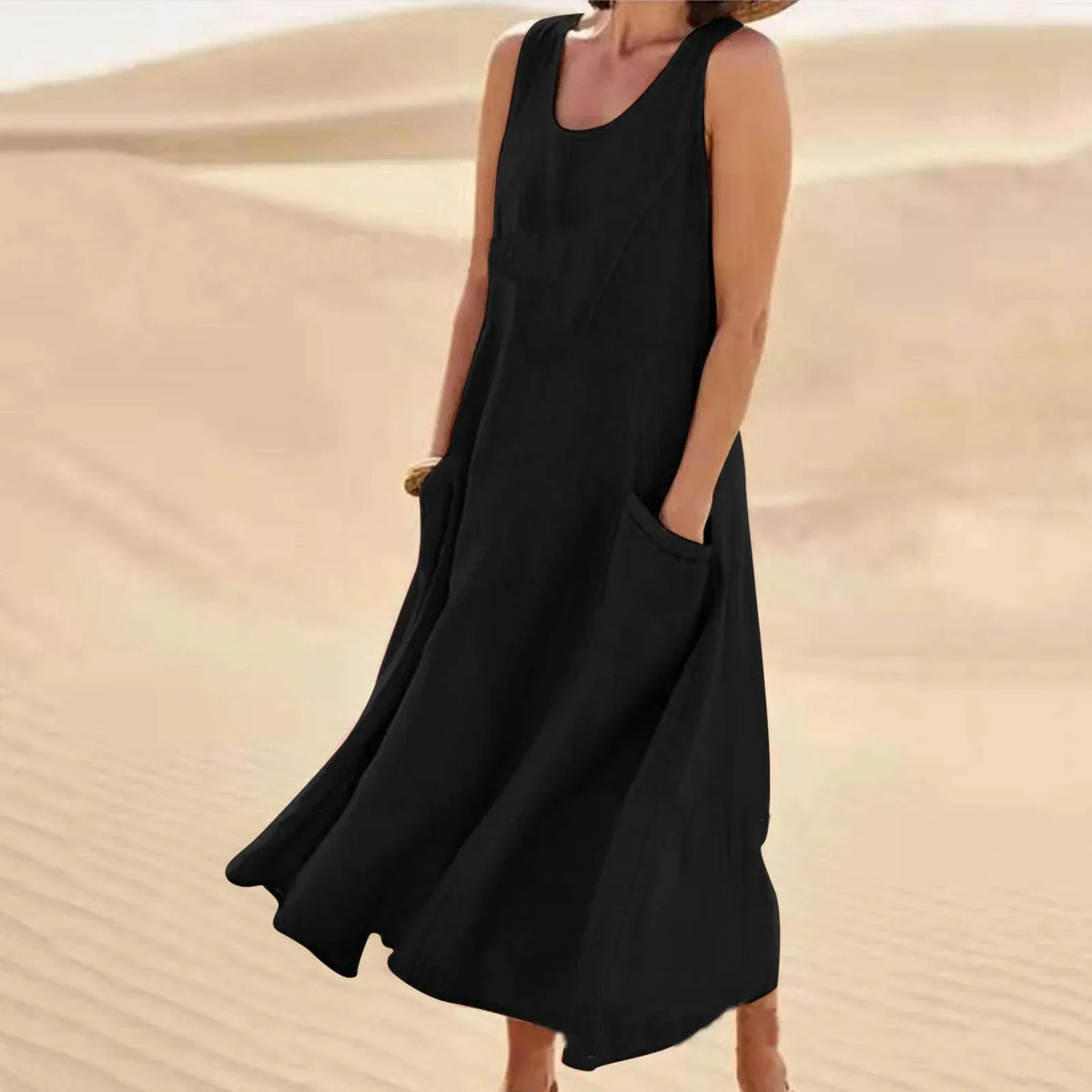 Vestido Maxi Amplio y Transpirable