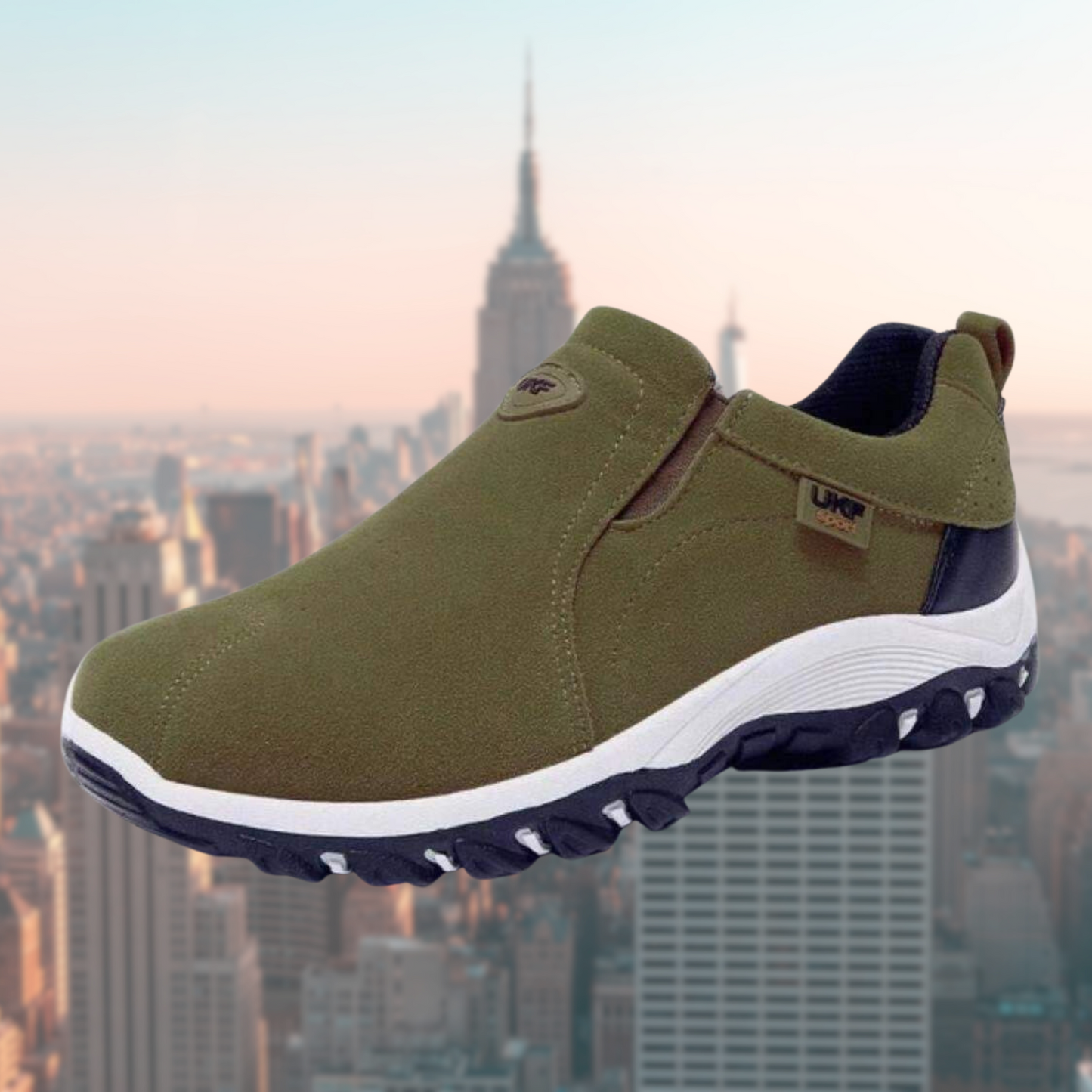 Zapatillas Slip-On Sin Cordones Suela Antideslizante