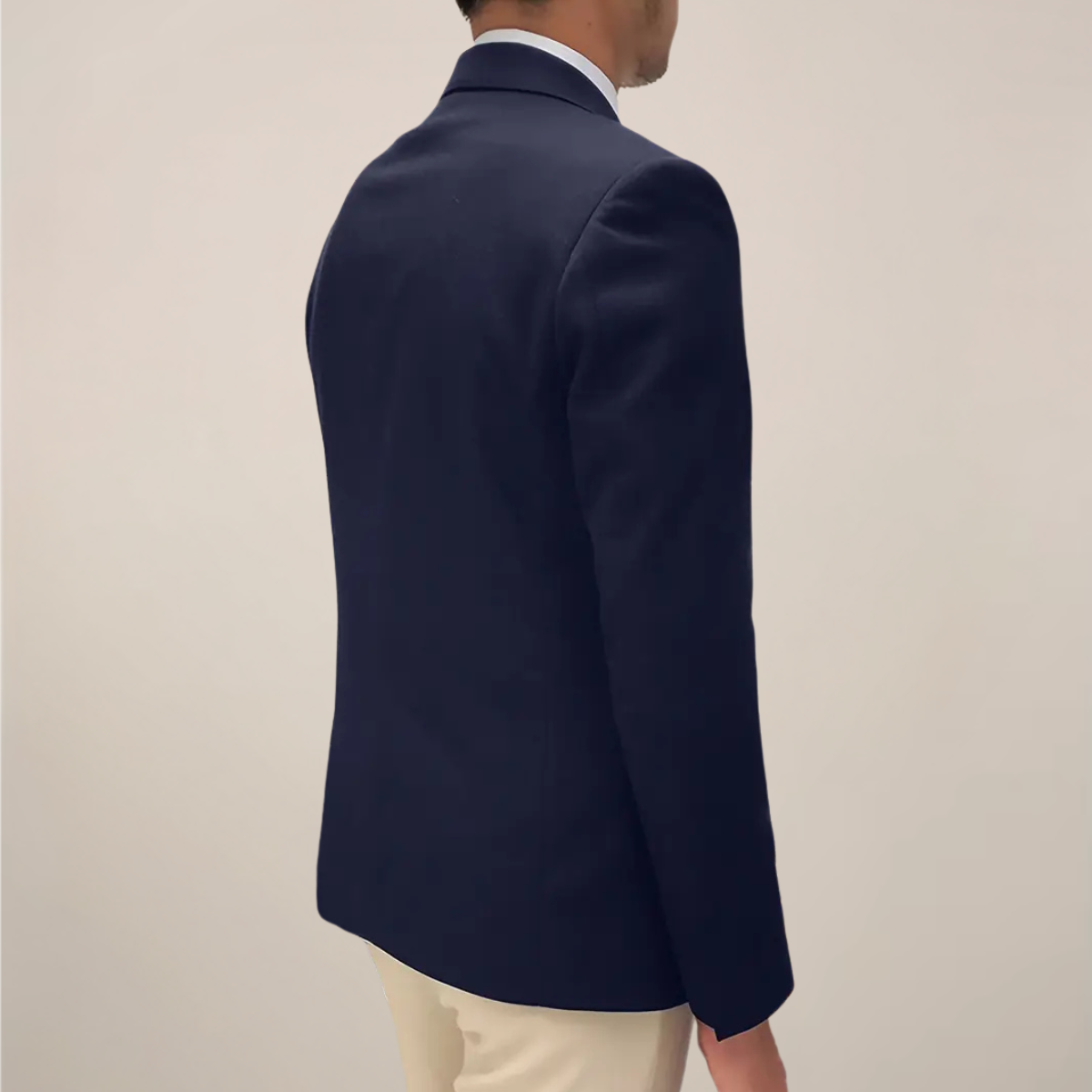 Chaqueta Americana con Botones Metálicos