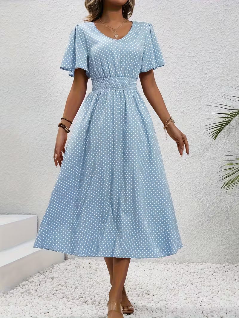 Vestido Chic de Lunares