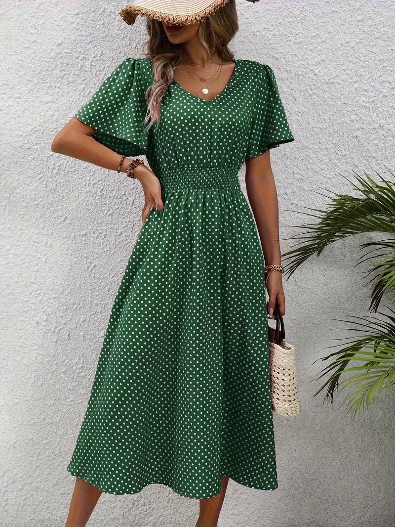 Vestido Chic de Lunares