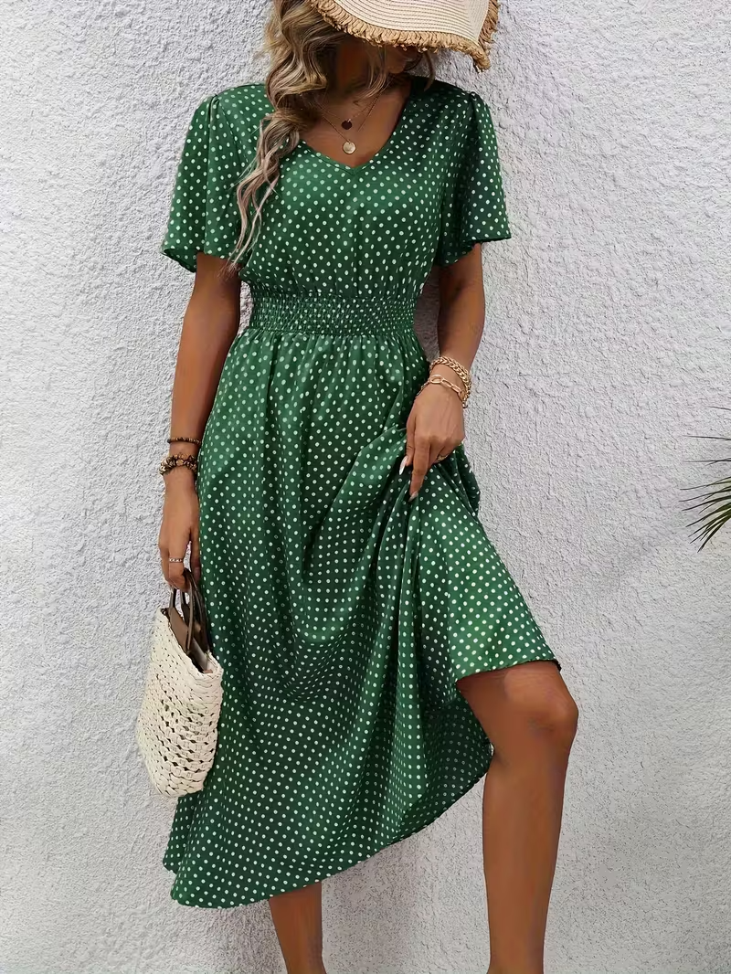 Vestido Chic de Lunares