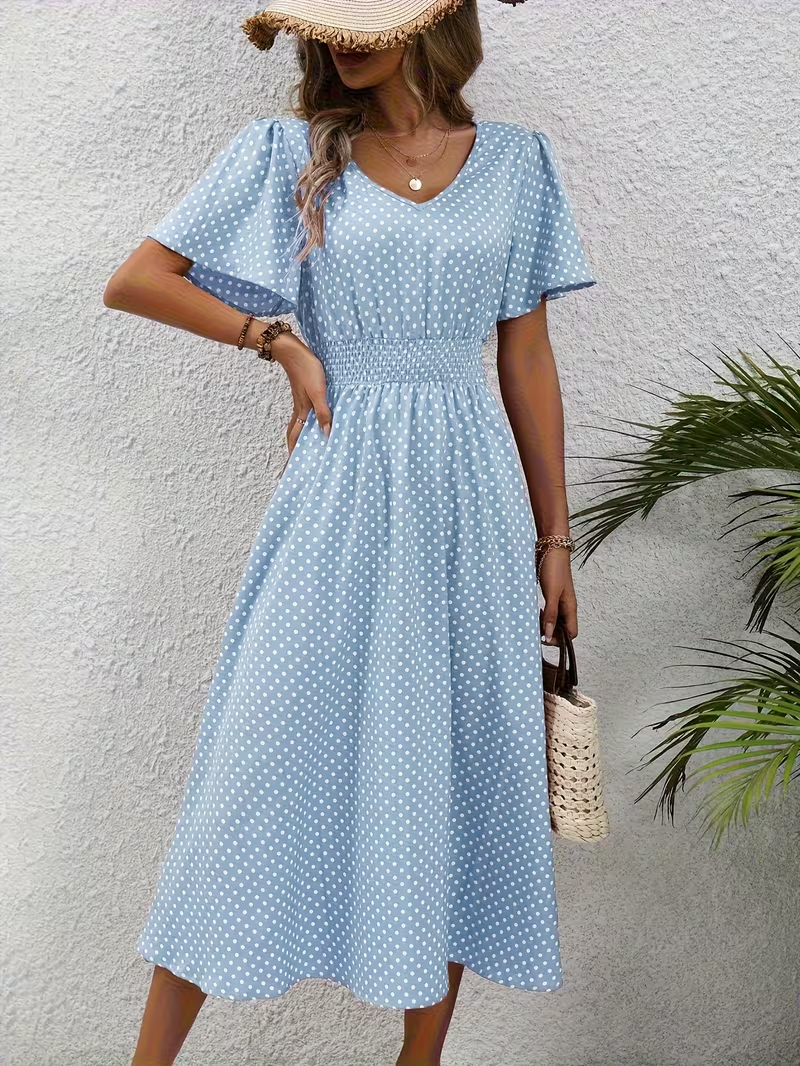 Vestido Chic de Lunares