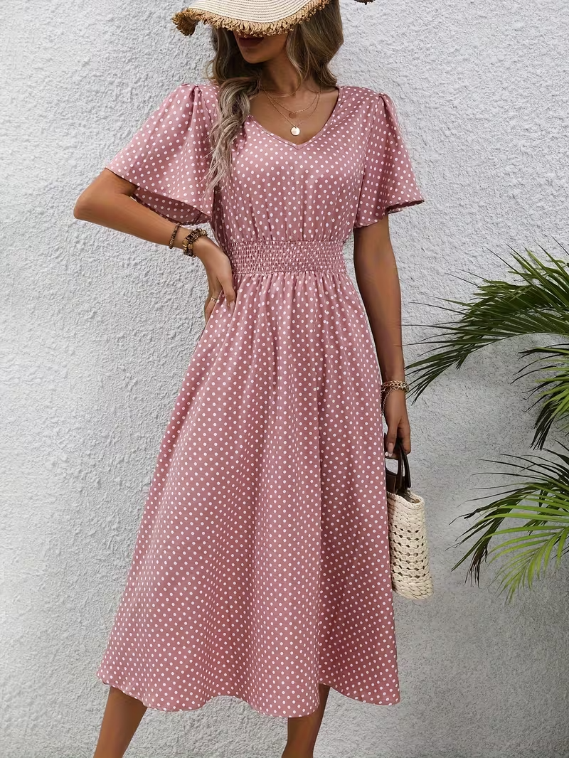 Vestido Chic de Lunares
