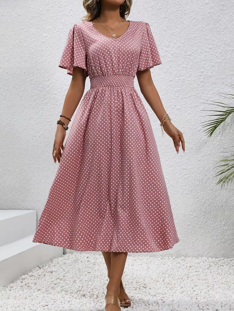 Vestido Chic de Lunares