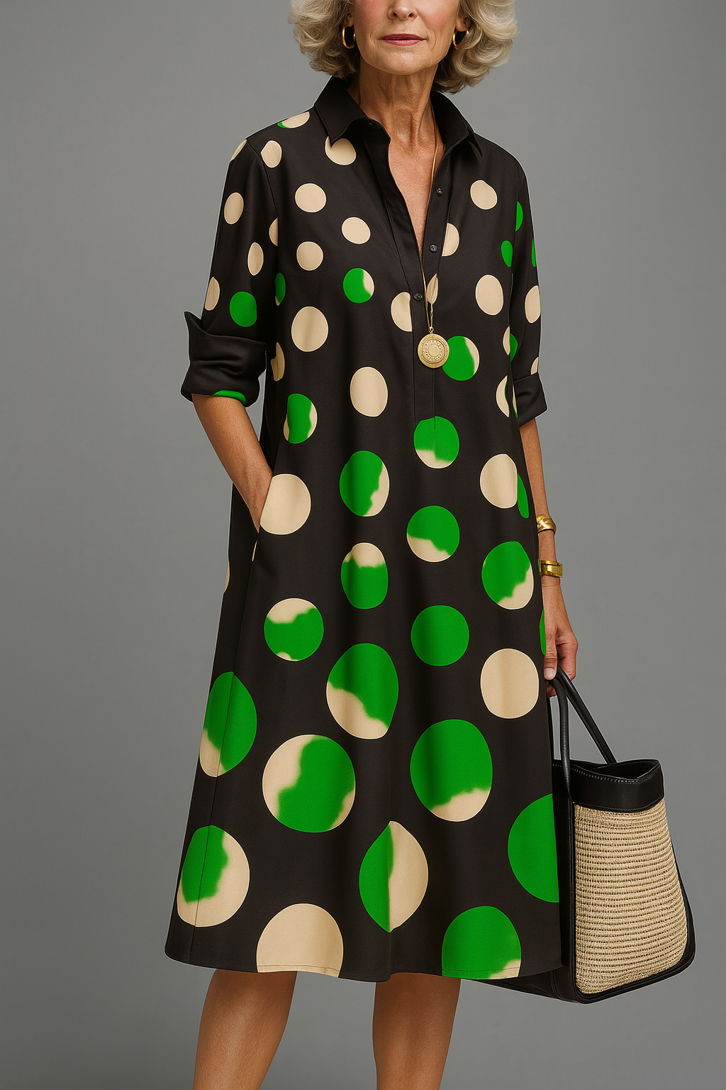 Vestido Midi Sofisticado