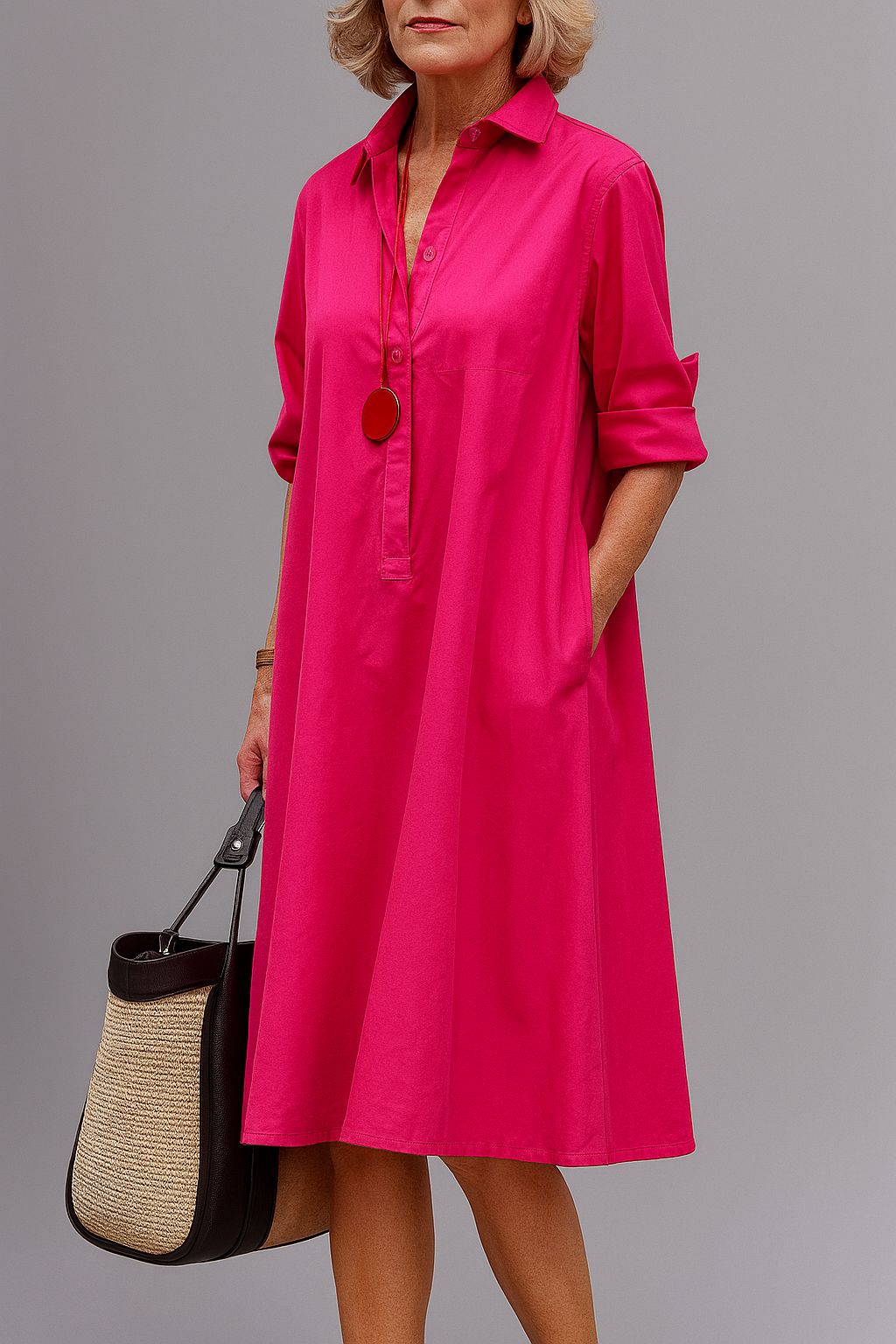 Vestido Midi Sofisticado