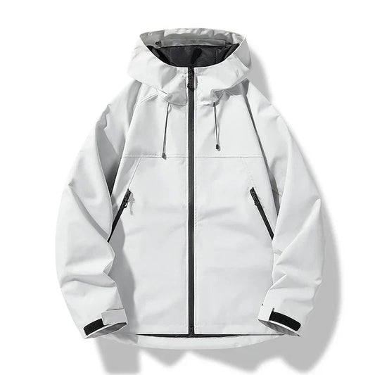Guillermo | Chaqueta Cortavientos Impermeable Hombre con Capucha