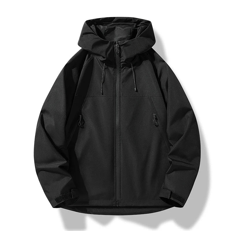 Guillermo | Chaqueta Cortavientos Impermeable Hombre con Capucha