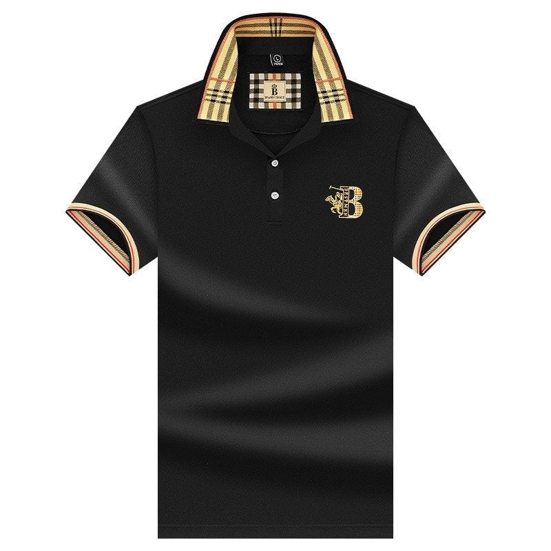 Polo Cuello Cuadros Bordado