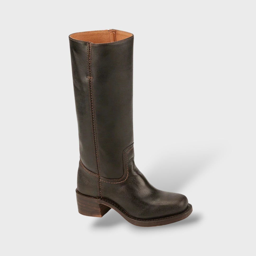 Botas Camperas de Piel Caña Alta