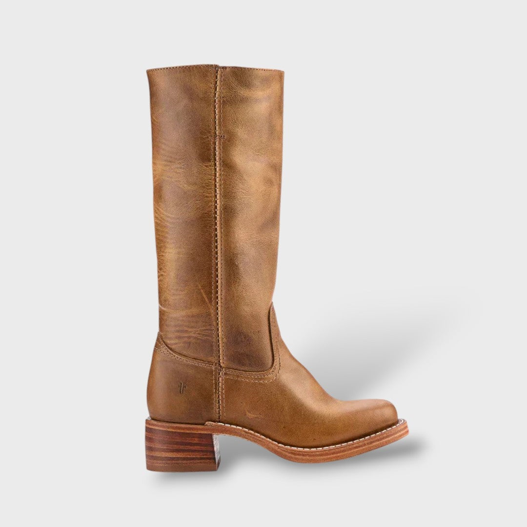 Botas Camperas de Piel Caña Alta