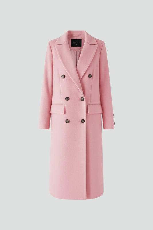 Peacoat de Paño Largo, Doble Botonadura