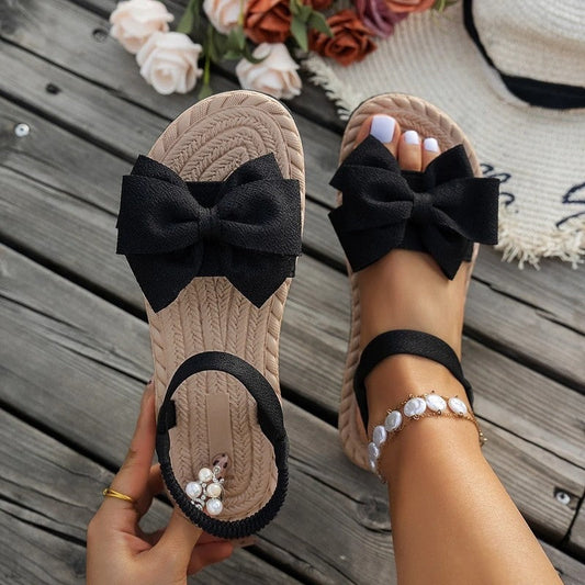 Chanclas Playa con Lazo Suela Acolchada