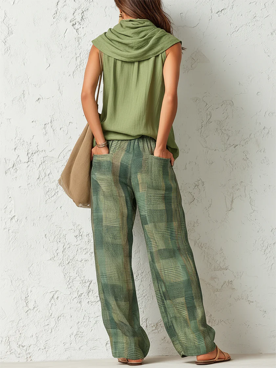 Conjunto Elegante Casual de Dos Piezas